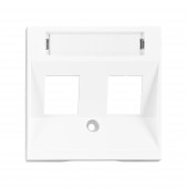 Masca 1*RJ45 Toolless Line, alba