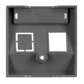 Masca 1*RJ45 ToollessLine, antracit