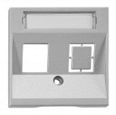 Masca 1*RJ45 ToollessLine, argintie