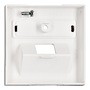 Masca 1*RJ45,cu fereastra de etichetare, alba
