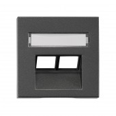 Masca 2*RJ45, antracit