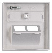 Masca 2*RJ45, argintie