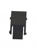 Masca oarba pt. porturi TOOLLESS LINE neutilizate, RAL9005