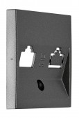 Masca pentru priza 1xRJ45 TOOLLESS LINE, antracit