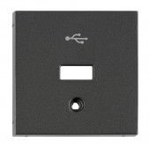 Masca pentru priza USB, antracit