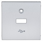 Masca pentru priza USB, argintiu