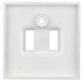 Masca priza dubla de incarcare USB, argintiu