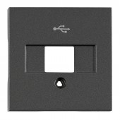 Masca Priza USB, antracit, antracit