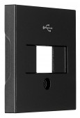 Masca priza USB, negru