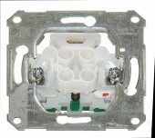 Mecanism buton cu revenire cu bec