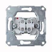 Mecanism buton dublu cu revenire