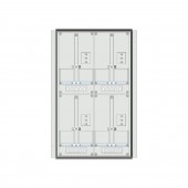 Meter box insert 2-rows, 4 meter boards / 16 Modul heights