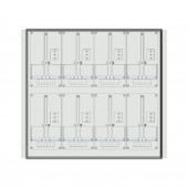 Meter box insert 2-rows, 8 meter boards / 18 Modul heights