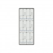 Meter box insert 3-rows, 6 meter boards / 24 Modul heights