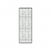 Meter box insert 3-rows, 6 meter boards / 27 Modul heights