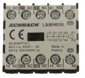 Microcontactor auxiliar 2ND+2NI, 3A, 230VAC