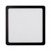Mini Panou LED Patrat Negru PT 20W 6400K IP40 - NOVELITE