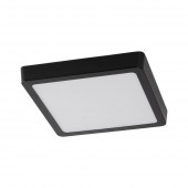 Mini Panou LED Patrat Negru PT 20W 6400K IP40 - NOVELITE