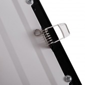 Mini Panou LED Patrat Negru ST 24W 6400K IP40 - NOVELITE