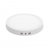 Mini Panou LED Rotund Alb PT 20W 6400K IP40 - NOVELITE