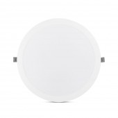 Mini Panou LED Rotund Alb ST 20W 6400K IP44 - HOMELIGHT