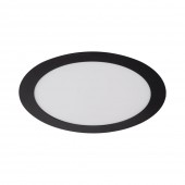 Mini Panou LED Rotund Negru ST 20W 6400K IP40 - NOVELITE
