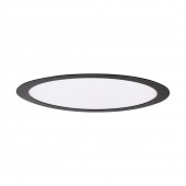 Mini Panou LED Rotund Negru ST 24W 6400K IP40 - NOVELITE