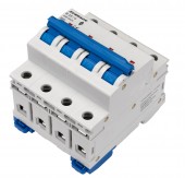 Miniature Circuit Breaker (MCB) AMPARO 6kA, B 25A, 4-pole