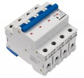 Miniature Circuit Breaker (MCB) AMPARO 6kA, C 10A, 4-pole