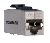 Modul cupla RJ45-RJ45, ecranat, Class Ea 10 GB, TOOLLESS