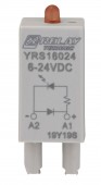 Modul prot. cu dioda+LED rosu 6-24Vc.c. A1+ pt socl S-Relay
