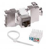Modul RJ45 ecranat, Cat 5e, TOOLLESS LINE