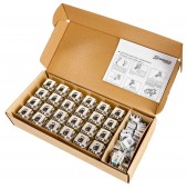 Modul RJ45 ecranat, Cat.6a, ISO/IEC 11801 AMD2, 24buc, cutie