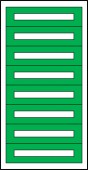 Modular chassis 2-24K flat, 8-rows, depth 100 mm