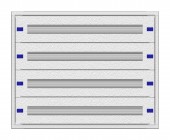 Modular chassis 3-12K, 4-rows, complete