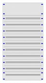 Modular chassis 4-37 for AC KC Enclosures 473MW