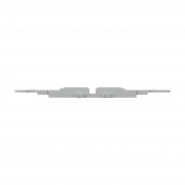 Mounting carrier with strain relief, 2-way, screw mounting
