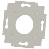 Mounting plate for wall box of 55x55mm switch range