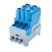 Neutral branch terminal, 1-pole,100A, in.2x25mm²,out.6x10mm²