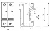 Întreruptor automat modular (MCB) AMPARO 6kA, B 32A, 2-poli