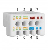 Organizator conductoare S-JACK, Performance Line,alb,24 buc.