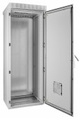 Outdoor enclosure 1 door IP55 H=2000 W=800 D=400mm, RAL7035