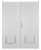 Outdoor enclosure 2 door IP55 H=2000 W=1200 D=400mm, RAL7035