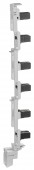 Panel for NH load switch strip ARROW BLACK size 00, empty