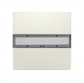 Panou 1 pereche taste, fara LED de stare, alb titan