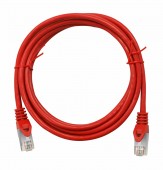 Patchcablu Cat.5e ecranat RJ45 rosu 5m
