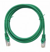 Patchcablu Cat.5e ecranat RJ45 verde 2m