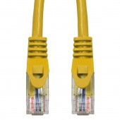 Patchcablu Cat.5e neecranat RJ45 galben 5m