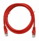 Patchcablu Cat.5e neecranat RJ45 rosu 3m
