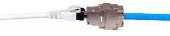 Patchcablu Cat.6a push pull ecranat RJ45 gri 10GB,LS0H, 3,0m